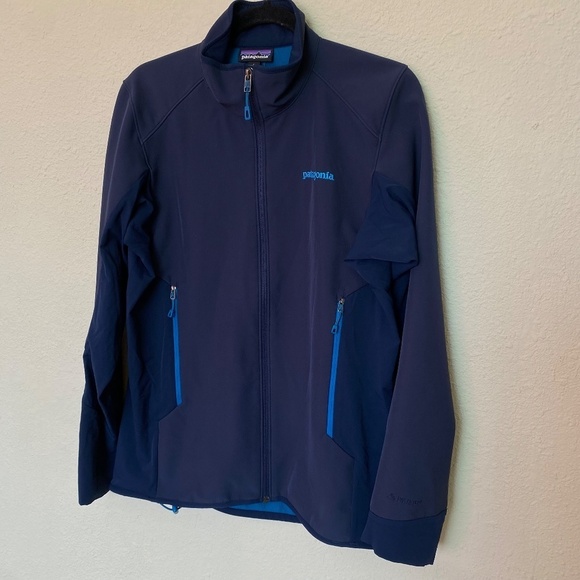 Patagonia Adze Hybrid Jacket zip up blue thermal Mens size Small - Picture 2 of 10